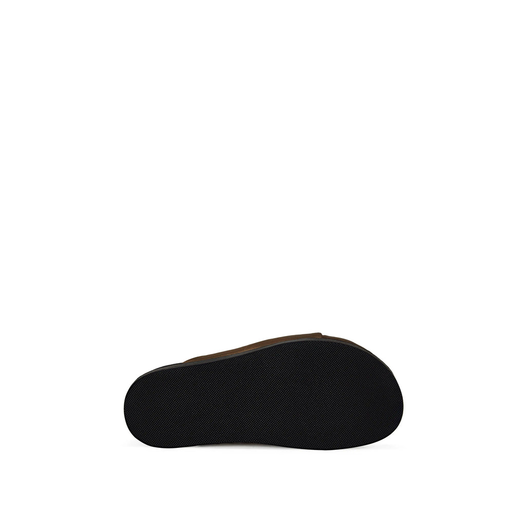 THERESE-BROWN FLAT SANDAL