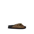THERESE-BROWN FLAT SANDAL