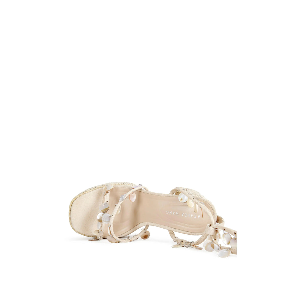 ZAZZIE-NATURAL MOTHER of PEARL PLATFORM SANDAL